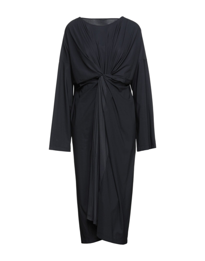 Mm6 Maison Margiela Midi Dresses In Black