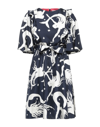 Valentino Short Dresses In Dark Blue