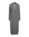 Blumarine Long Dresses In Grey