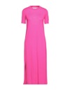 Barrie Midi Dresses In Fuchsia