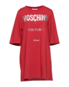Moschino Short Dresses In Red