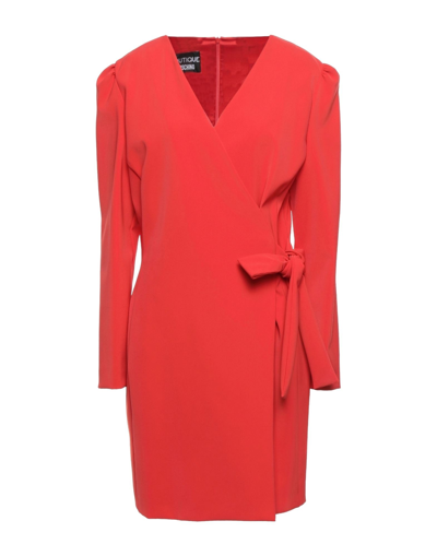 Boutique Moschino Short Dresses In Red