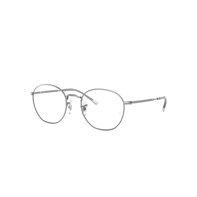 Ray Ban Rob Optics Eyeglasses Gunmetal Frame Clear Lenses Polarized 52-20