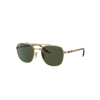 Ray Ban Rb3688 Sunglasses Yellow Havana Vintage Frame Green Lenses 52-19 In Yellow Havana Vintage