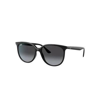 RAY BAN RB4378 SUNGLASSES BLACK FRAME GREY LENSES 54-16