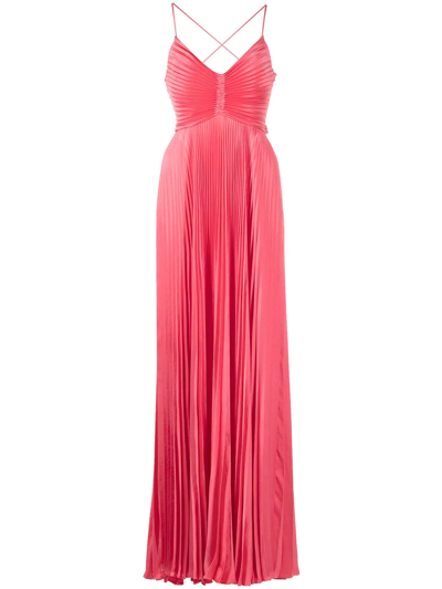 A.L.C ARIES PLEATED MAXI DRESS 