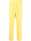 Alyx Logo-print Straight-leg Trousers In Yellow