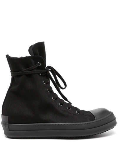 靴 Rick Owens drkshdw ramones sneakers hi Lido Dyed Denim Ramones in Sky/Orange Degrade/Milk/Milk – SVRN