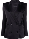 PATRIZIA PEPE SHOULDER PADS DOUBLE-BREASTED BLAZER