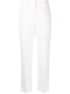 Ermanno Scervino Tailored High-waist Trousers With Subtle Pleats In 14800