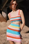Solid & Striped The Emily Ribbed Cropped Top In Assorted