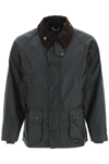 Barbour 'bedale' Green Jacket With Embroidered Logo On The Front In Tech Fabric Man In Green