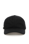 Lacoste Black Cotton Contrast Strap Cap In Black