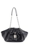 Givenchy Small Leather Kenny Shoulder Bag In Black