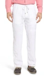 Vilebrequin Drawstring Straight-leg Trousers In White