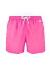 Mc2 Saint Barth Pantone™ Special Edition Logo-patch Swim Shorts In Pink