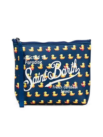 Mc2 Saint Barth Unisex Clutch Mod. Aline Ducky In Multicolour