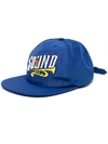 Just Don Logo-embroidered Satin-effect Cap In Blue