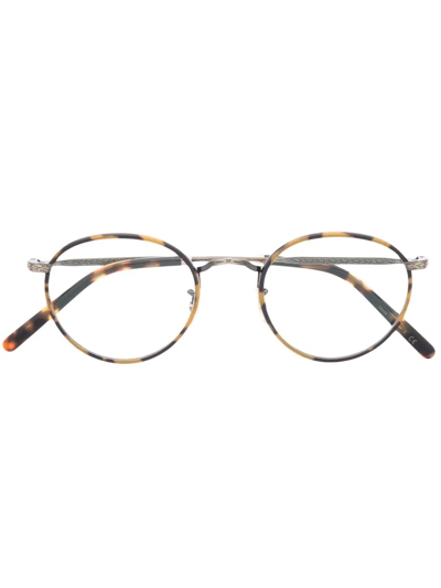 Oliver Peoples Tortoiseshell-frame Glasses In Brown