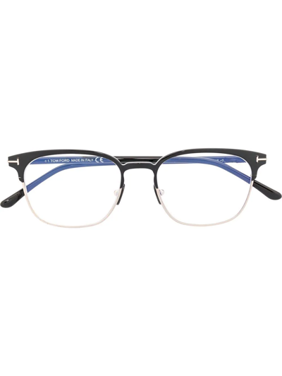 Tom Ford Square-frame Glasses In Schwarz