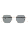 OLIVER PEOPLES METALLIC-FRAME SUNGLASSES