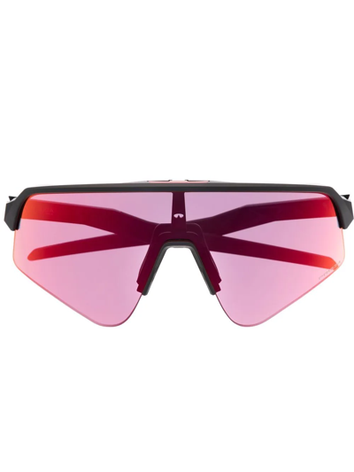 Oakley Oversized Gradient Sunglasses In Schwarz