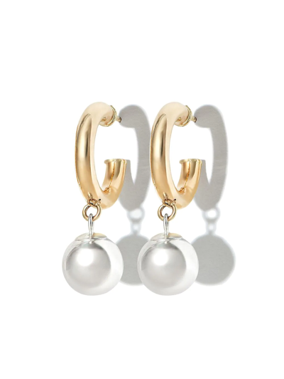 Loren Stewart 10k Yellow Gold Ga-ga Chubbie Huggie Earrings