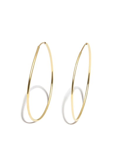 Loren Stewart 14kt Yellow Gold Infinity Hoop Earrings