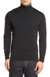 John Smedley Cherwell Slim-fit Merino Wool Rollneck Sweater In Brown