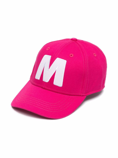 Marni Kids' Logo-appliqué Baseball Cap In Pink