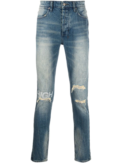 Ksubi Van Winkle Skinny Jeans In Denim