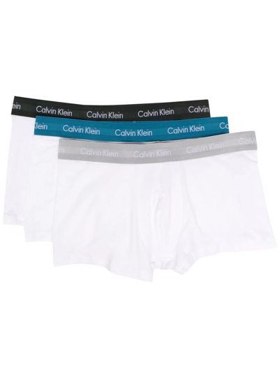 Calvin Klein Underwear Logo Waistband Briefs In White
