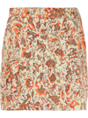 Ambush Abstract Jacquard Mini-skirt In Neutrals