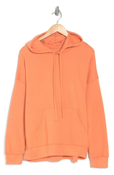 Bella Plus Canvas Dtm Street Hoodie In Russet Orange