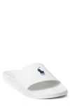 Polo Ralph Lauren Ralph Lauren Signature Pony Slide In White / Navy Pony Player