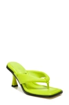 Circus By Sam Edelman Skeet Womens Faux Leather Flip Flop Thong Sandals In Wasabi