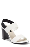 FRENCH CONNECTION STRAPPY FAUX LEATHER SANDAL