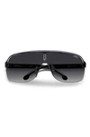 Carrera Eyewear Carrera Shield Sunglasses In Black/ Blue/ Whi / Grey Shaded