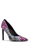 Nine West Women's Tatiana Stiletto Pointy Toe Dress Pumps Women's Shoes In Purple Multi