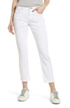 Rag & Bone Nina High-rise Ankle Flare Jean In White In White