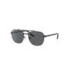 Ray Ban Rb3688 Sunglasses Black Frame Grey Lenses 55-19 In Black