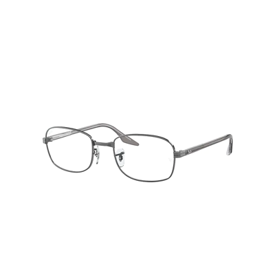Ray Ban Rb3690 Optics Eyeglasses Grey On Transparent Frame Clear Lenses Polarized 51-21