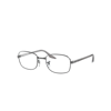 Ray Ban Rb3690 Optics Eyeglasses Grey On Transparent Frame Clear Lenses Polarized 53-21 In Grey