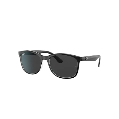 Ray Ban Rb4374 Sunglasses Black Frame Black Lenses Polarized 56-19