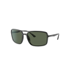 Ray Ban Rb4375 Sunglasses Black Frame Green Lenses 60-18 In Black