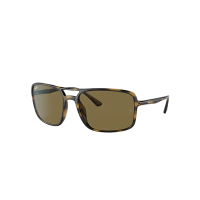 Ray Ban Rb4375 Sunglasses Havana Frame Brown Lenses 60-18