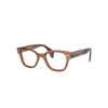 Ray Ban 880 Eyeglasses Striped Yellow Havana Frame Clear Lenses Polarized 49-19 In Striped Yellow Havana