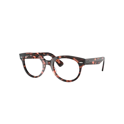Ray Ban Orion Optics Eyeglasses Pink Havana Frame Clear Lenses Polarized 52-22