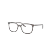 Ray Ban Rb5362 Optics Eyeglasses Grey On Transparent Frame Clear Lenses Polarized 52-18 In Grey