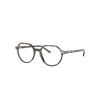 Ray Ban Thalia Optics  Braun & Havana Grau Fassung Klar Glas Polarisiert 49-18 In Brown & Grey Havana